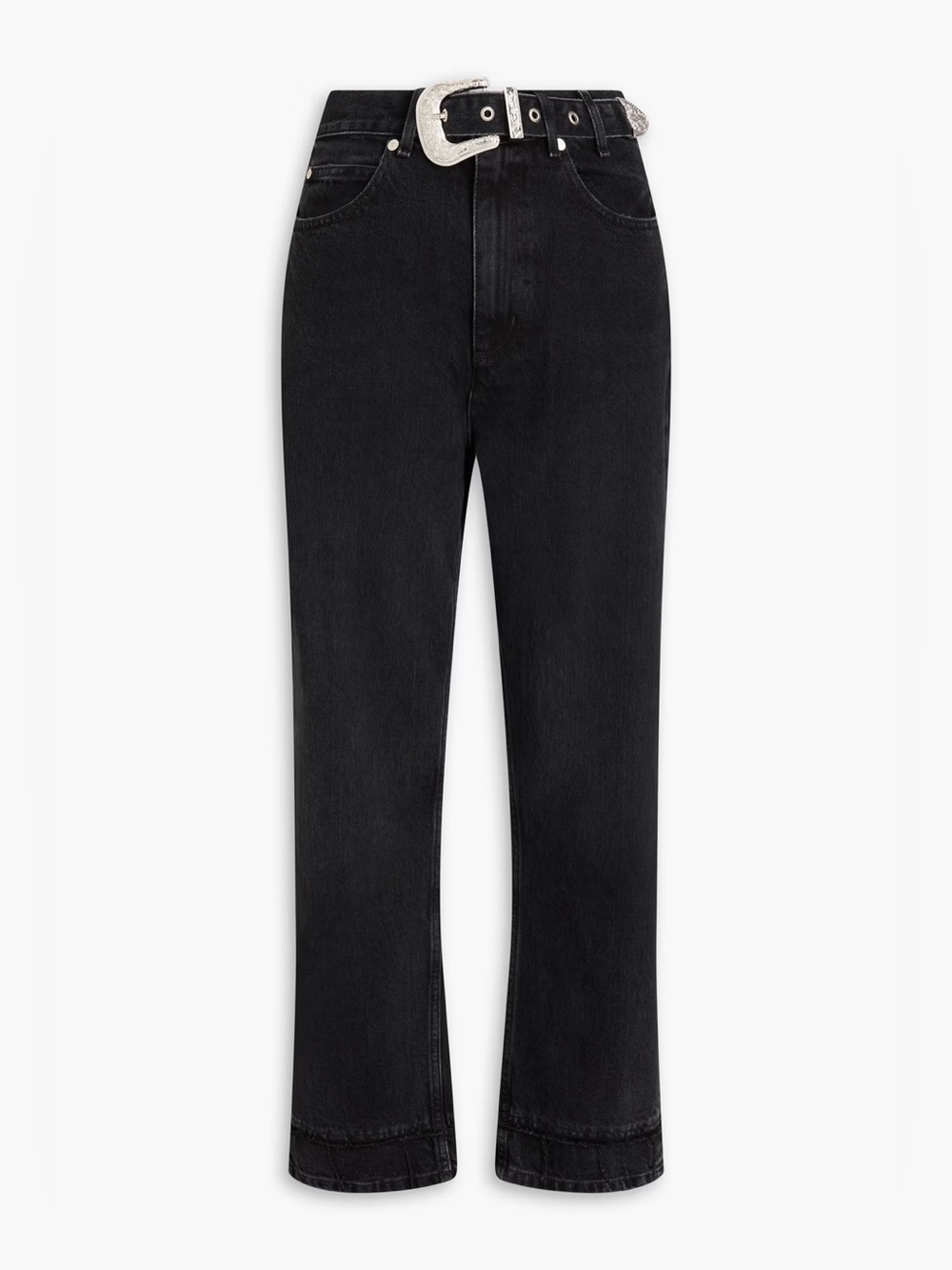 Sandro Belted Black Jean